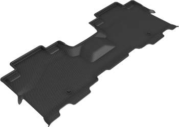 3D MAXpider - 3D MAXpider Kagu Floor Liner - 2nd Row - Black/Textured - Bench Seats