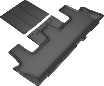 3D MAXpider - 3D MAXpider Kagu Floor Liner - 3rd Row - Black/Textured - Bucket Seats