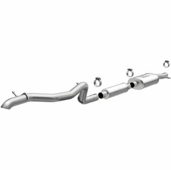 Magnaflow Performance Exhaust - Magnaflow Overland Series Exhaust System - Cat-Back - 2-1/2" Diameter - Single Rear Exit - Stainless - Jeep V6