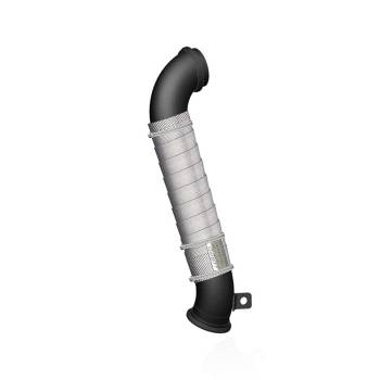 MBRP Performance Exhaust - MBRP Down Pipe - Steel - Black - 6.6 L - Duramax