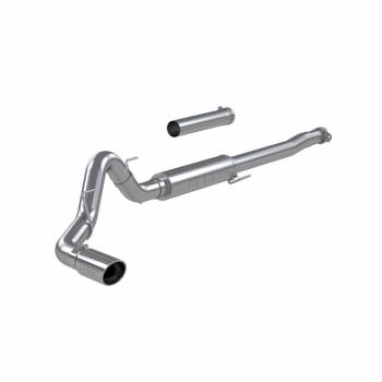 MBRP Performance Exhaust - MBRP Race Exhaust System - Cat-Back - 4" Diameter - Single Side Exit - 5" Polished Tip - Stainless
