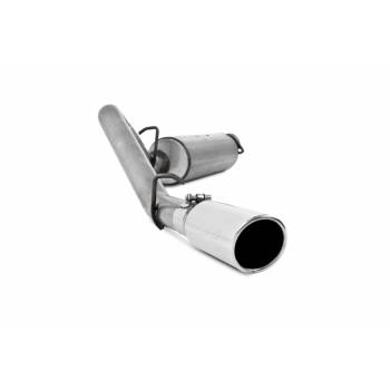 MBRP Performance Exhaust - MBRP Installer Series Exhaust System - Cat-Back - 2-1/2" Diameter - Single Side Exit - 3-1/2" Polished Tip - Steel - Aluminized