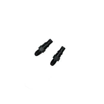 McLeod - McLeod Quick Disconnect Fitting - Straight - 4 AN Male to Male Quick Disconnect - Aluminum - Black