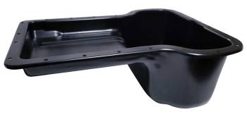 Moroso Performance Products - Moroso Stock Replacement Engine Oil Pan - Rear Sump - 15 qt - 9-1/4" Deep - Steel - Black Powder Coat - Powerstroke - Super Duty