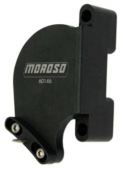 Moroso Performance Products - Moroso Timing Pointer - Billet Aluminum - Black - 7-1/4" OD - Big Block Chevy