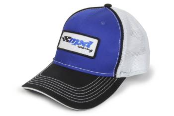 MPD Racing - MPD Embroidered MPD Logo Hat - Black/Blue Mesh