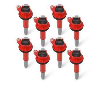 MSD - MSD Male HEI Style Ignition Coil - Red - Ford Mustang 2016-20 - (Set of 8)
