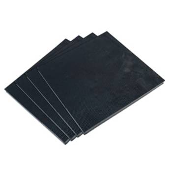 Mac's Custom Tie-Downs - Mac's Jack Pad - 12 x 12" Square - Rubber - Black - (Set of 4)