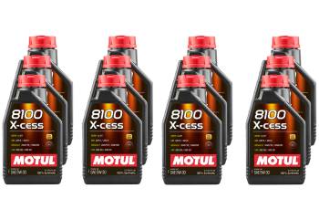 Motul - Motul 8100 X-cess Motor Oil - 5W30 - Synthetic - 1 L Bottle - (Set of 12)