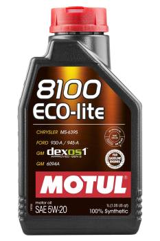 Motul - Motul 8100 ECO-lite Motor Oil - 5W20 - Dexos1 - Synthetic - 1 L Bottle