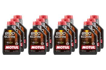 Motul - Motul 8100 ECO-lite Motor Oil - 5W20 - Dexos1 - Synthetic - 1 L Bottle - (Set of 12)