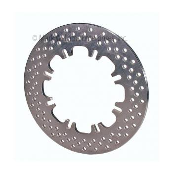 Mark Williams Enterprises - Mark Williams Brake Rotor - Drilled - 11.75" OD - 0.375" Thick - Wheel Hat Required - Steel