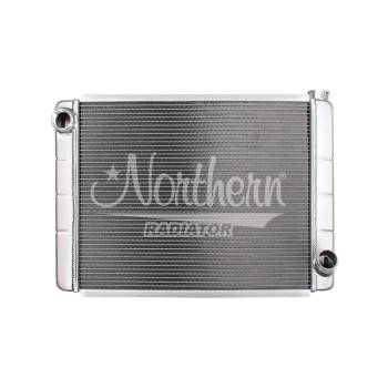 Northern Radiator - Northern Race Pro Radiator - 28" W x 19" H x 3-1/8" D - Single Pass - Driver Side Inlet - Passenger Side Outlet - Aluminum