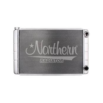 Northern Radiator - Northern Race Pro Radiator - 31" W x 19" H x 3-1/8" D - Dual Pass - Passenger Side Inlet - Passenger Side Outlet - Aluminum