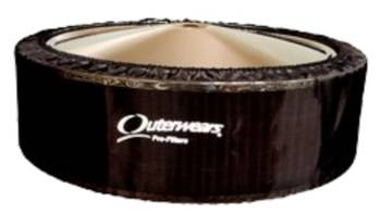 Outerwears Performance Products - Outerwears Air Filter Pre Filter - Pre Filter - 13-1/4" OD - 4" Tall - Polyester - Black