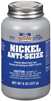 Permatex - Permatex Nickel Anti-Seize - Lubricant - 8.00 oz Brush Top Bottle