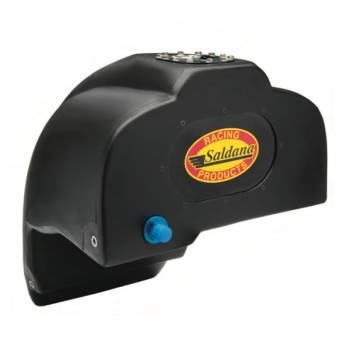 Saldana Racing Products - Saldana Fuel Cell with Tail Tank - 12 AN Fuel Pickup - Top Outlet - Outlaw Style Insert - Baffle