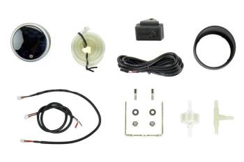 Prosport Gauges - Prosport Premium Boost/Vacuum Gauge - 30" HG-35 psi - Electric - Analog/Digital - 2-1/16" Diameter - Black Face - Red/White LED