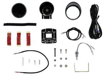 Prosport Gauges - Prosport Premium Oil Temperature Gauge - 100-300 Degree F - Electric - Analog/Digital - 2-1/16" Diameter - Black Face - Red/White LED