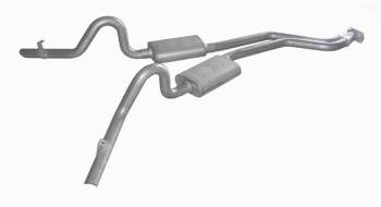 Pypes Performance Exhaust - Pypes Performance Exhaust Turbo Pro Exhaust System - Cat Back - Dual Rear Exit - 2-1/2" Diameter - Stainless