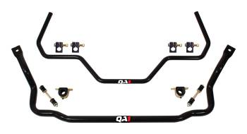 QA1 - QA1 Sway Bar - Front/Rear - Bolt-On - Greasable Graphite/Polyurethane Bushings - Steel - Black Powder Coat