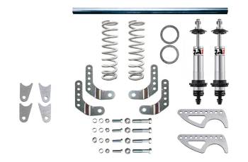 QA1 - QA1 Pro-Rear Coil-Over Shock Kit - Double Adjustable - Aluminum Coil-Over Shock - Rear - 130 lb/in Spring Rate - Universal