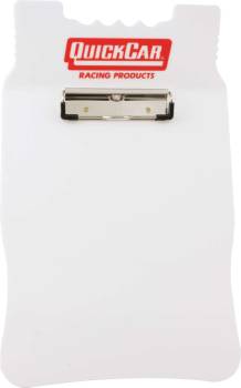 QuickCar Racing Products - QuickCar Acrylic Clipboard - White