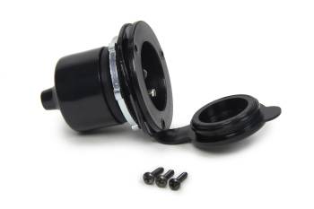 QuickCar Racing Products - QuickCar Accessory Plug-In - Flange Mount - 3-Prong Male Socket