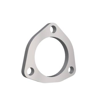Quick Time - Quick Time Header Flange - 2-1/2" Round Port - Steel - Zinc Plated