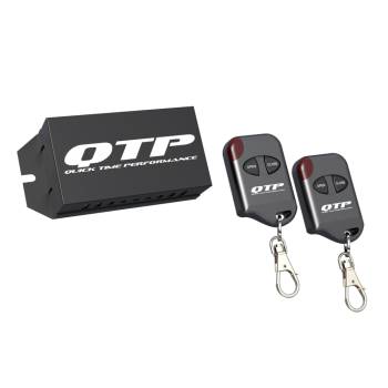 Quick Time - Quick Time Wireless Exhaust Cut-Out Remote Kit - Receiver/Two Key Fobs - Variable Opening - Quicktime Performance Electric Exhaust Cut-Out - Black
