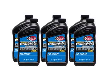 Red Line Synthetic Oil - Red Line Professional Series Motor Oil - 5W40 - Diesel - Synthetic - 1 Qt. Bottle - (Set of 12)