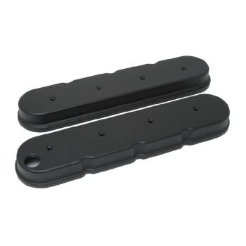 Racing Power - Racing Power Valve Cover - 2-1/2" Height - Hardware Included - Aluminum - Black - GM LS-Series