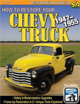 S-A Books - How to Restore Your Chevy Truck: 1947-1955 - 176 Pages - Paperback