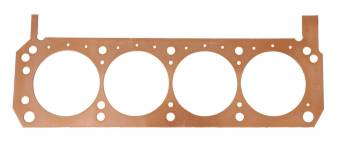 SCE Gaskets - SCE Pro Copper Cylinder Head Gasket - 4.160" Bore - 0.050" Compression Thickness - Copper - Passenger Side - Small Block Ford