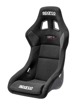 Sparco - Sparco QRT-Carbon Seat - Non-Reclining - FIA Approved - Side Bolsters - Harness Openings - Carbon Fiber - Fire-Retardant Non-Slip Fabric - Black