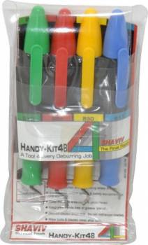 Shaviv - Shaviv Glo-Burr Handy Kit 4B Deburring Tool - Blades/Case/Handles