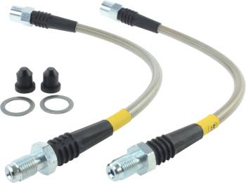 StopTech - StopTech Braided Stainless Brake Hose Kit - Rear