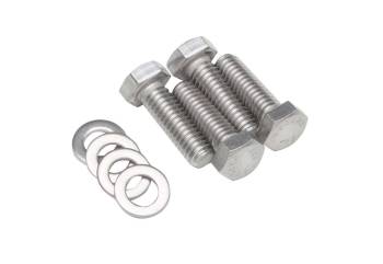 Trans-Dapt Performance - Trans-Dapt Valve Cover Fastener - 5/16-18" Thread - 1" Long - Hex Head - Washers Included - Steel - Chrome - (Set of 4)