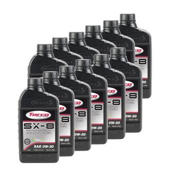 Torco - Torco SX-8 Motor Oil - 0W20 - Dexos1 - Synthetic - 1 L Bottle - (Set of 12)