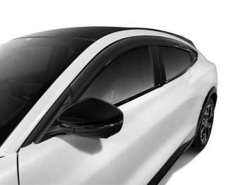 Auto Ventshade - Auto Ventshade In-Channel Ventvisor Side Window Visor - Stick-On - Front/Rear - Plastic - Black - Mach-E