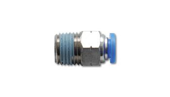 Vibrant Performance - Vibrant Performance Adapter Fitting - Straight - 1/8" NPT Male to 3/8" Hose Quick Disconnect - Stainless