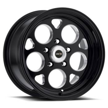 Vision Wheel - Vision Wheel Sport Mag Wheel - 17 x 5.5" - 1.750" Backspace - 5 x 4.50" Bolt Pattern - Aluminum - Black/Natural
