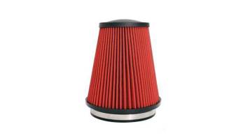 Volant Performance - Volant Air Filter Element - Clamp-On - Conical - 7-1/2" Base - 4-3/4" Top Diameter - 8" Tall - 6" Flange - Synthetic - Red - Universal