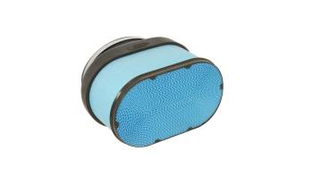 Volant Performance - Volant Air Filter Element - Oval - 9-1/2 x 6" - 7-1/2" Tall - Reusable Cotton - Blue - Universal