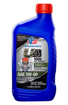 VP Racing Fuels - VP Racing UTV/ATV Motor Oil - 5W50 - Synthetic - 1 qt Bottle