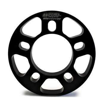 Wehrs Machine - Wehrs Machine Wheel Spacer - 1" Thick - Aluminum - Black
