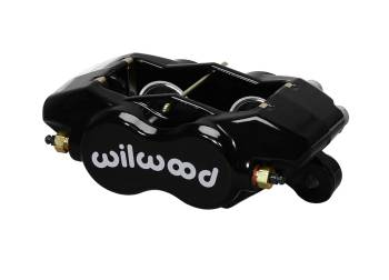 Wilwood Engineering - Wilwood Forged Dynalite Brake Caliper - 4 Piston - Aluminum - Black - 13.06" OD x 0.810" Thick Rotor - 5.250" Lug Mount