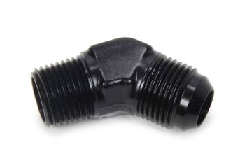 XRP - XRP Adapter Fitting - 45 Degree - 10 AN Male to 1/2" NPT Male - Aluminum - Black