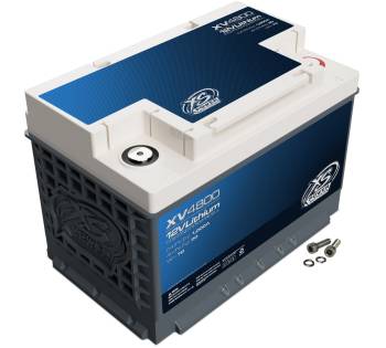 XS Power Battery - XS Power Titan8 XV Battery - Lithium Titanate - 12V - 1000 Cranking amp - Threaded Terminals - 10.94" L x 7.48" H x 6.93" W