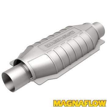 Magnaflow Performance Exhaust - Magnaflow Performance Exhaust Heavy Metal Catalytic Converter 2-1/2" Inlet/Outlet 6-1/2 x 12" Case 16" Long - Stainless